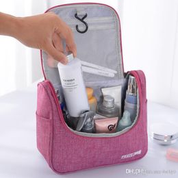 Multifunctional Hanging Toiletry Storage Bag Makeup Organiser Large Capacity Waterproof Cosmetic Storage Folding Handbags XDH01018 T03