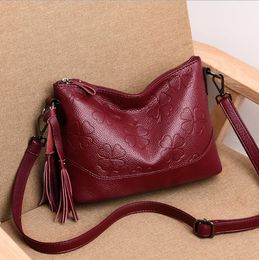 Fashion Casual pu leather Cowhide Shoulder Bags Lady Crossbody Messenger Bag Elegant Envelop Clutch Purse