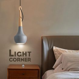 Pendant Lamps Hanging Lamp Loft Decor In Bedroom Modern Lights E27 Design Frosted Nordic Ceiling Industrial Home Corner