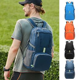 35L Lightweight Folding Backpack Water Repellent Bag Pack for Camping Climbing Hiking Travelling Schooling Large-capacity Outdoor Q0721