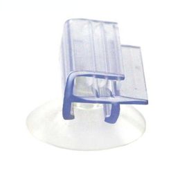 Suction Cup Flush Mount with Soft Gripper Window Glass Wall Shelf Rack Price Tag Holder Show Pvc Flag Sign Hanger Toothed Clips