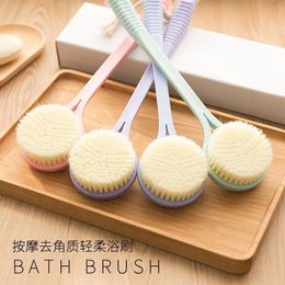 Rubbing Towel Does Not Ask for Artefact Long Handle Mesh Sponge Loofah Bath Brush Backrubbing