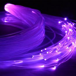 High brightness lighting cable 30M 100M Metre smallest diameter 0.25mm 2mm 2.5mm 3mm end glow PMMA optic Fibre cables for star ceiling decorative light