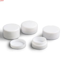 -100 x 1g 2g 3g 5g Mini blanco Plástico Vacío Jar Pote Viaje Cosmético Muestra Maquillaje Face Crema Contenedores Nail Art Organizador InicioGoods Cantidad