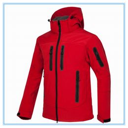 2023 New The Mens Helly Jackets Hoodies Fashion Casual Warm Windproof Ski Coats Outdoors Denali Fleece Hansen Jackets Suits S-XXL RED 065