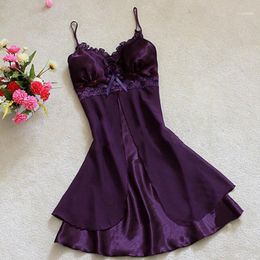 1pc Women Lingerie Nightgown Casual Ladies Sleepwear Nightdress Camisola Vestidos Femininos Nightie Clothing1