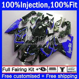 Injection Fairings For Aprilia RS-125 RS4 Blue black RSV 125 RS 125 RR 125RR RSV-125 12-16 12No.29 RSV125 RS125 R 2012 2013 2014 2015 2016 RSV125RR 12 13 14 15 16 OEM Bodys