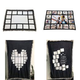 Panles Blanket Heart Panels Blankets for Sublimation Blankets Square Blankets for Sublimation Theramal transfer Printing Rug 782 K2