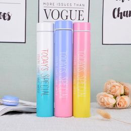 Slender Bottle Long Thin Design Double Layer Stainless Steel Vacuum Cup Flask Thermos Water Jug Thermos Bottle Cup XVT0141