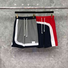 TB THOM Shorts Summer Male Shorts Fashion Brand Men's Shorts Assorted Colours Popular Casual Cool Thin Quick Dry Boardshorts G1209