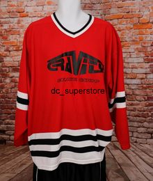 custom CCM Gravity Skate Shop Hockey Sports Jersey #4 Red Stitch add any number name MEN KID HOCKEY JERSEYS XS-5XL