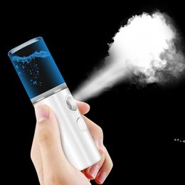 2022 pulvérisation d'eau nano Humidificateur mini-air portable USB rechargeable 25 ml de beauté de poche de poche de poche Nano Spray Diffuseur Diffuseur Miluzze à la vapeur NHA10843