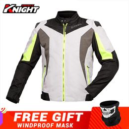 Motorcycle Apparel Men Jacket Waterproof Motocross With Protection Windproof Racing Suit Chaqueta Four Seasons