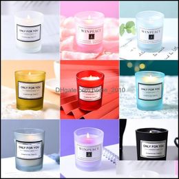 Candles aromatherapy Romantic Birthday Scented Candle Creative Souvenir Valentines Day Candles 15 Flavors Can Be Customized Label