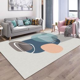 Carpets Modern Abstract Geometric Carpet For Living Room Kid Bedroom Bedside Rug Soft Square Fluffy Home Decor Sofa Art Rugs Mat