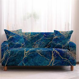 marble room Australia - Chair Covers Stretch Sofa For Living Room Elastic Marble Pattern Slipcovers Couch Cover L Shape Funda De Sofá Sectional