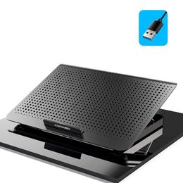 laptop fan cooling pad 17 inch Canada - Laptop Cooling Pads Aluminum Alloy Cooler Stand Gaming Fan Pad 11 13 17 Inch Notebook For