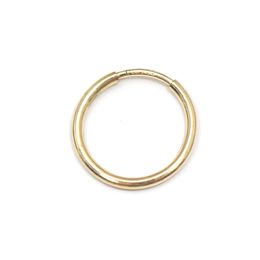 Beadsnice 14k Gold Filled Endless Hoop earring unisex metal jewelry