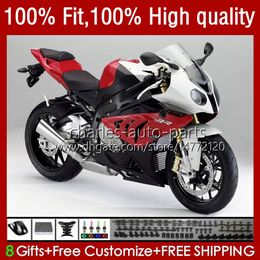 Injection Glossy red Mould Fairings For BMW S-1000RR S 1000RR 1000 RR S1000-RR 2015-2018 Bodywork 20No.1 S1000RR 15 16 17 18 S1000 RR 2015 2016 2017 2018 OEM Bodys Kit
