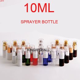 300PCS/LOT 10ml Refillable Empty PET Plastic Perfume Spray Bottles Atomizergoods