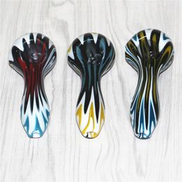 glass smoking pipes Manufacture hand-blown and beautifully handcrafted,Tobacco spoon pipe 4" ash catchers quartz banger nails