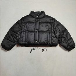 autumn and winter stand collar 90% white duck down jacket short thick fashion solid Colour women 211011