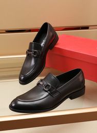 High Quality Mens Dress Shoes Fashion Genuine Leather Business Oxfords Gentlemen Brand Party Wedding Flats Travel Walk Casual Loafers Size 38-44