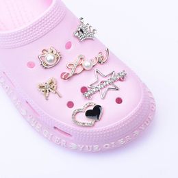 1pcs Shoes Metal Charms Designer Croc JIBZ Accessories Clog Shoe Button Decoration Lovely Little Bear Charm for Q0618