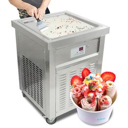 Gratis Shippint till Door ETL CE KOLICE US EU Franchise Fried Roll Ice Cream Machine Food Processing Equipment