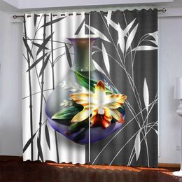 Custom Blackout Curtain vase Curtains For Living Room Children Bedroom Beautiful Dream Baby Room Cortinas Drapes