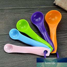 1Pcs/set Lovely Colourful Plastic Measuring Cups Measure Spoon Kitchen Tool Kids Spoons Measuring Set Tools For Baking Coffee Tea