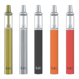 thick pen Australia - Authentic KUKI Disposable Starter Kit E cigarettes Device 2.0ml Capacity 1.8mm*4 Empty Pod Rechargable Vape Pen 550mAh Battery For thick oil