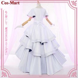 Anime Puella Magi Madoka Magica Kaname Cosplay Costume Cute White princess Formal Dress Activity Party Role Play Clothing Y0913