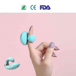 Eggs Kisstoy Mini Finger Vibrator for Women Nipple Clitoris Vagina Stimulator Vibrating Masturbator G Spot Jumping Egg Sex Toy 1124