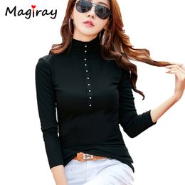 camisa cuello tortuga mujer