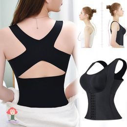 Belts Women Reducing Girdleposture Corrector Bra Seamless Underwear Slimming Belly Sheath Cross Back Tank Tops Body Fitnessvestgirdles