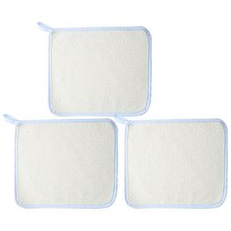 Towel Exfoliating Wash Cloth Soft Square Bath Quick Dry Scrub Face With Short Loop Clean