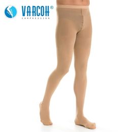 20-30 mmhg Women Men Compression Stockings Pantyhose Support Tights Graduated Hose Relieve Varicose Veins Edoema Travel 211216