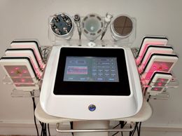 clinic spa salon 6 in1 ultrasound 40 k cavitation rf slimming lipo laser machine