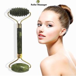 Taibo Gua Sha Roller Massager Natural Jade Guasha Stone for Body and Face Three Color to Choose