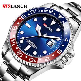 ARLANCH Sell Men Quatrz Watch Sport Mens Watches Top Brand Luxury Waterproof Full Steel Quartz Clock Men Relogio Masculino 210804