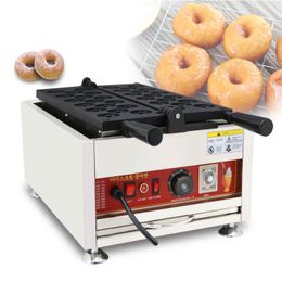 Electric 16 Holes Donut Waffle Maker Timing Control Doughnut Making Machine