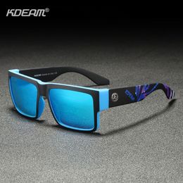 Original Design Square Polarized Men Sunglasses Outdoor Travel Sports style Ultralight Frame Male Goggles UV Shades XH90