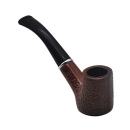 Classic Wood Hand Pipes 130MM with Tobacco Bowl Wooden Smoking Grinder Accessories Water Pipe Accessory Wholesale