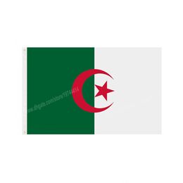 Algeria Flags National Polyester Banner Flying 90 x 150cm 3 * 5ft Flag All Over The World Worldwide Outdoor can be Customised