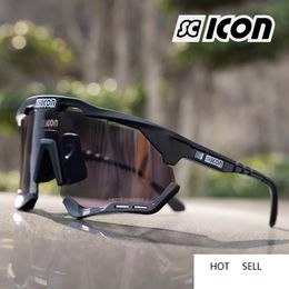 Photochromic Cycling Sunglasses Men Women Sports UV400 Outdoor Goggles Bicycle Mountain Running Bike Glasses Eyewear
