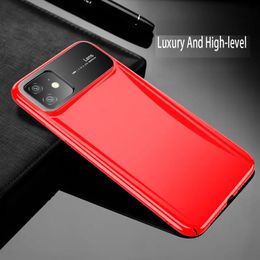 Cell Phone Cases For iPhone 11 12 13Pro Max Apple 7 8 Plus XR XS Phone Cover Mirror Glass Blanks Protective Coque Anti-fall Case