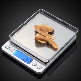 Portable Digital Jewelry Precision Pocket Scale Weighing Scales Mini LCD Electronic Balance Weight Scales 500g 0.01g 1000g 200g