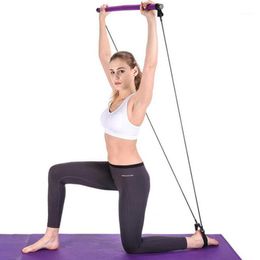 Resistance Bands Exercise Stick Toning Bar Fitness Home Yoga Gym Body Workout Abdominal Rope Puller1