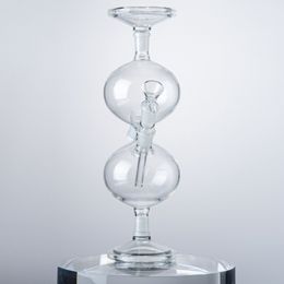 11 Inch Recycler Hookahs Infinity Waterfall Bong Universal Gravity Water Vessel Pipes 14mm Joint Glass Bongs With Diffused Downstem WP2182